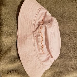 Puma Bucket Hat, Pink Cotton.